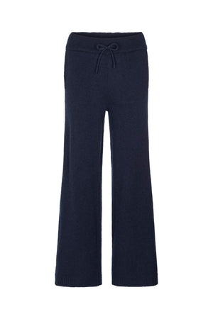 Dianne - Pure wool lounge pants I Navy
