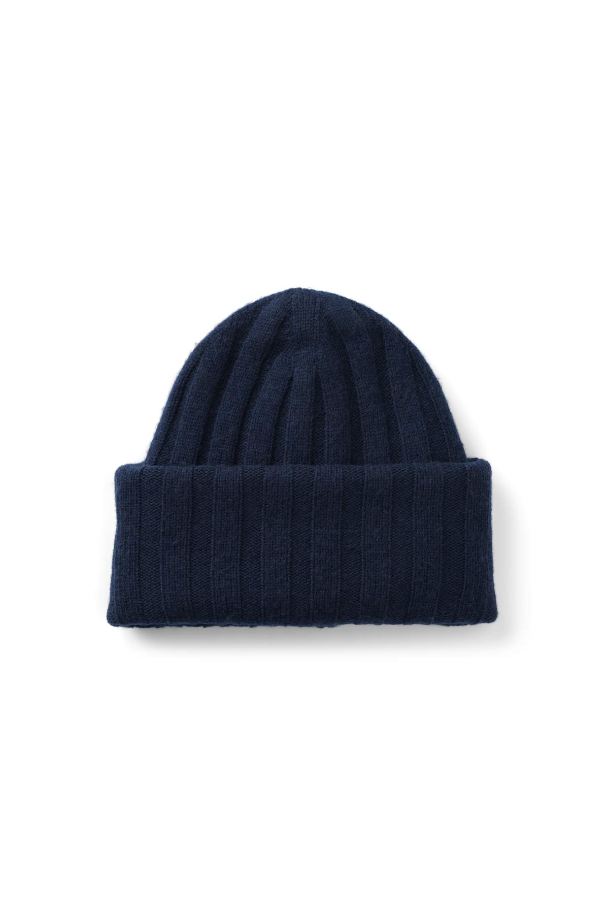 Dolores - Pure wool oversize hat I Navy
