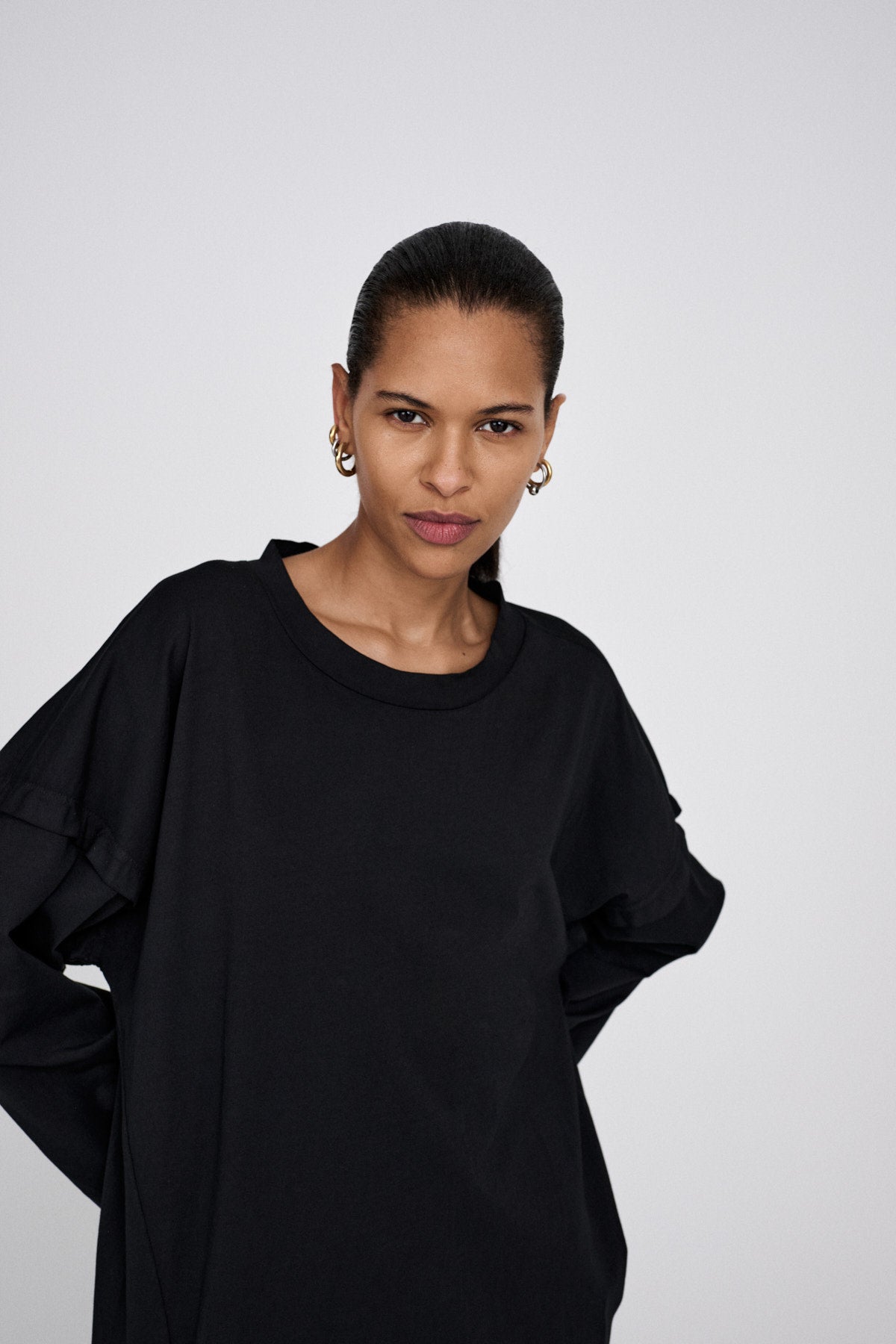 Brynja - FOT jersey dress I Faded black