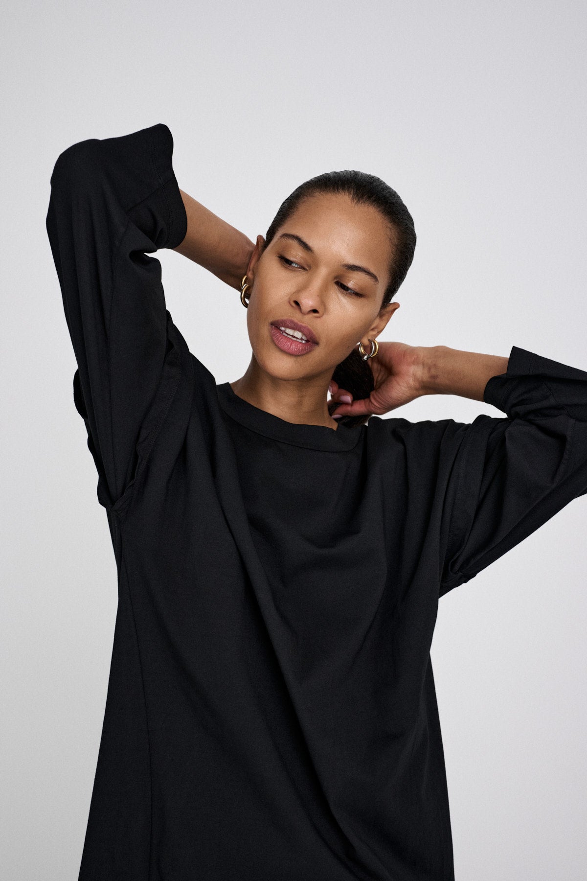 Brynja - FOT jersey dress I Faded black