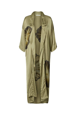 Aysha - Bloom kimono jacket I Hazelnut combo