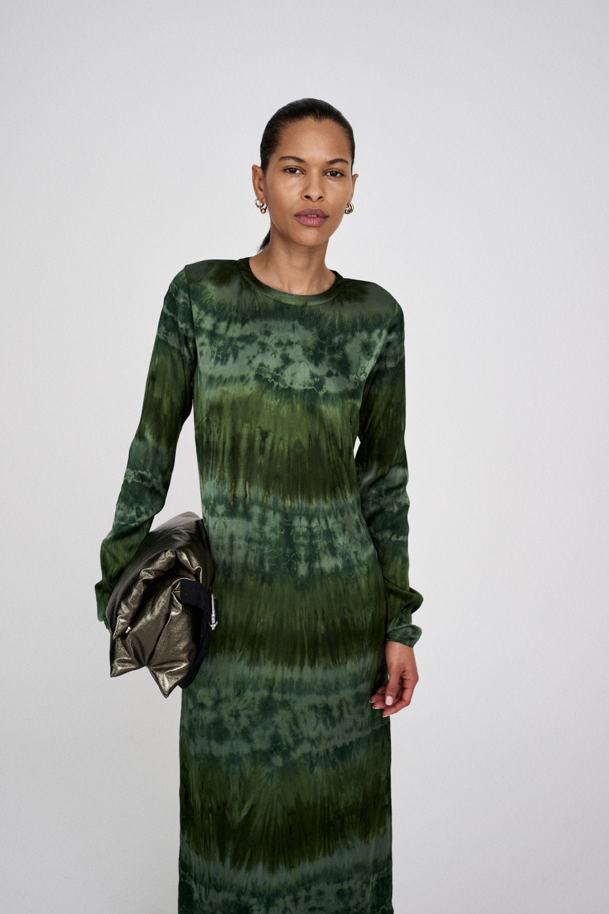 Cesilla - Arizona tube dress I Bottle green combo