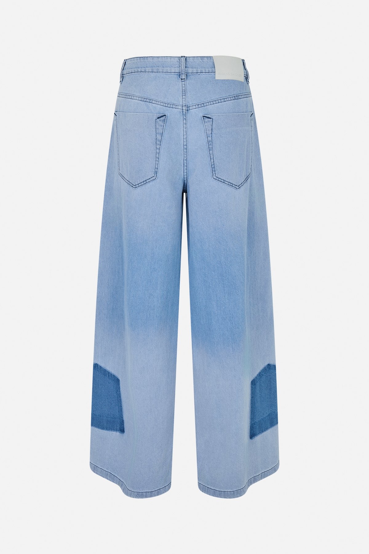Lane - Light denim wide leg pants I Light washed denim