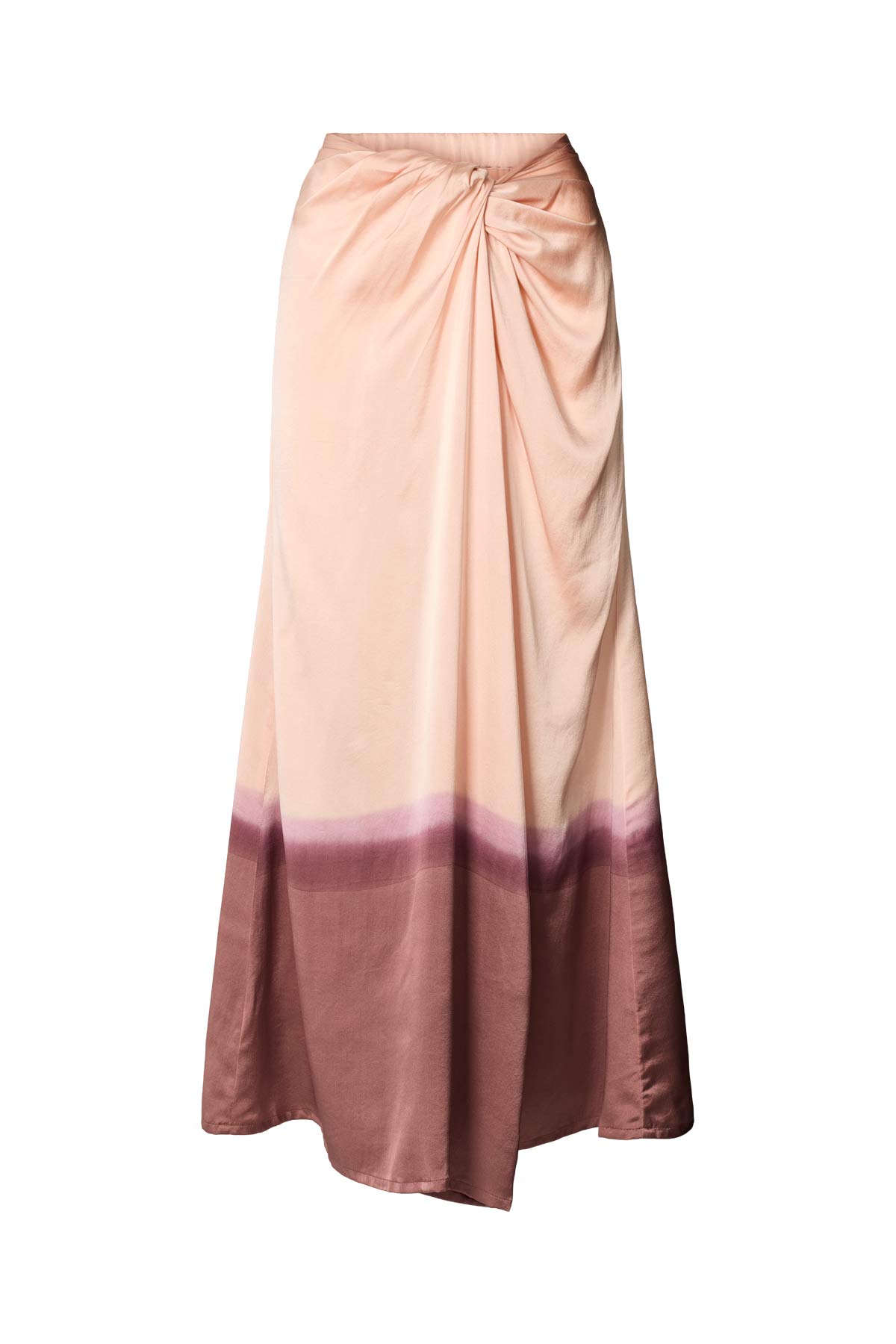 Rojin - Horizon drape front skirt I Blush combo