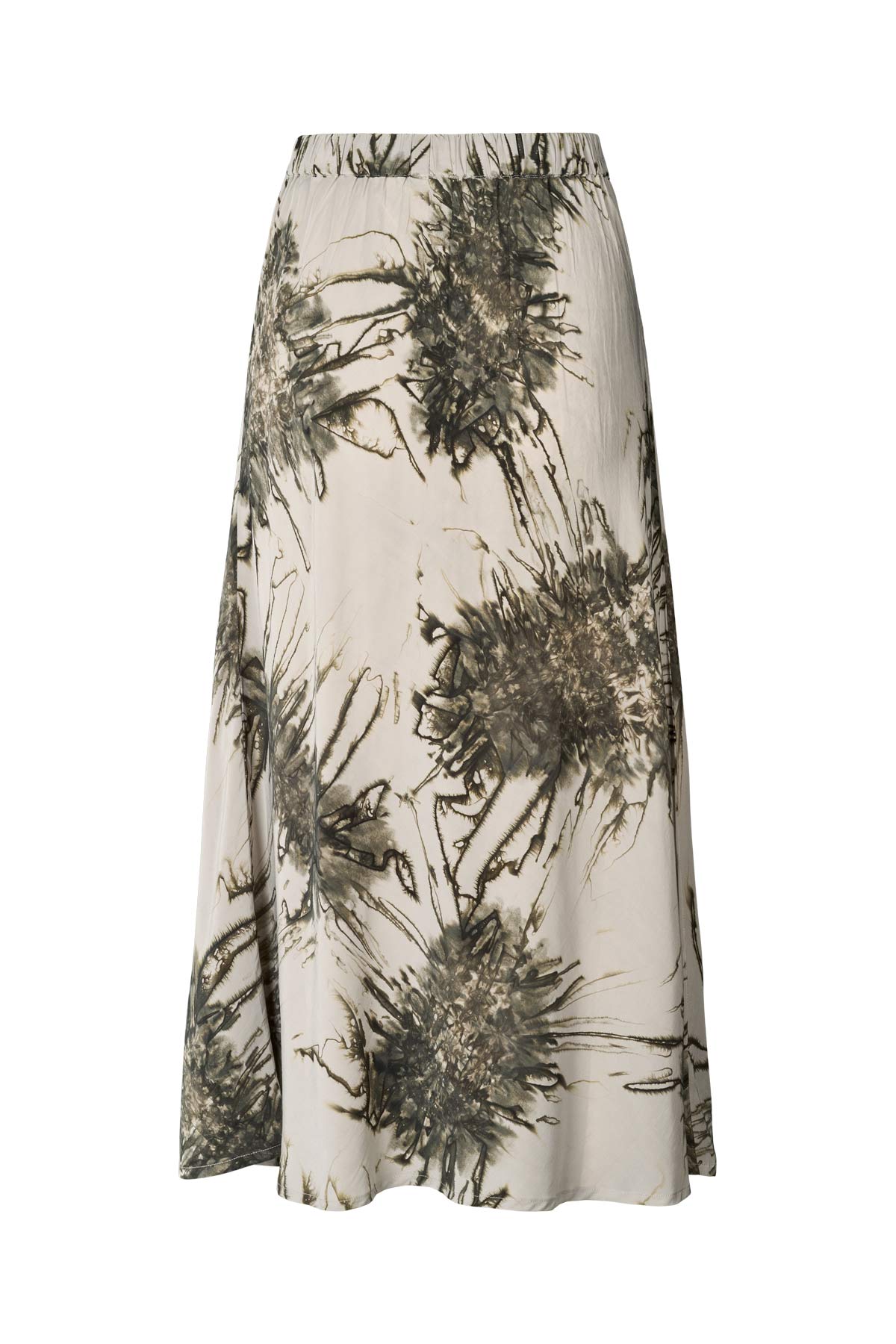 Elmi - Sea urchin crop bias skirt I Grey combo