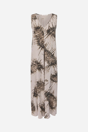 Alpa - Sea urchin long dress I Grey combo