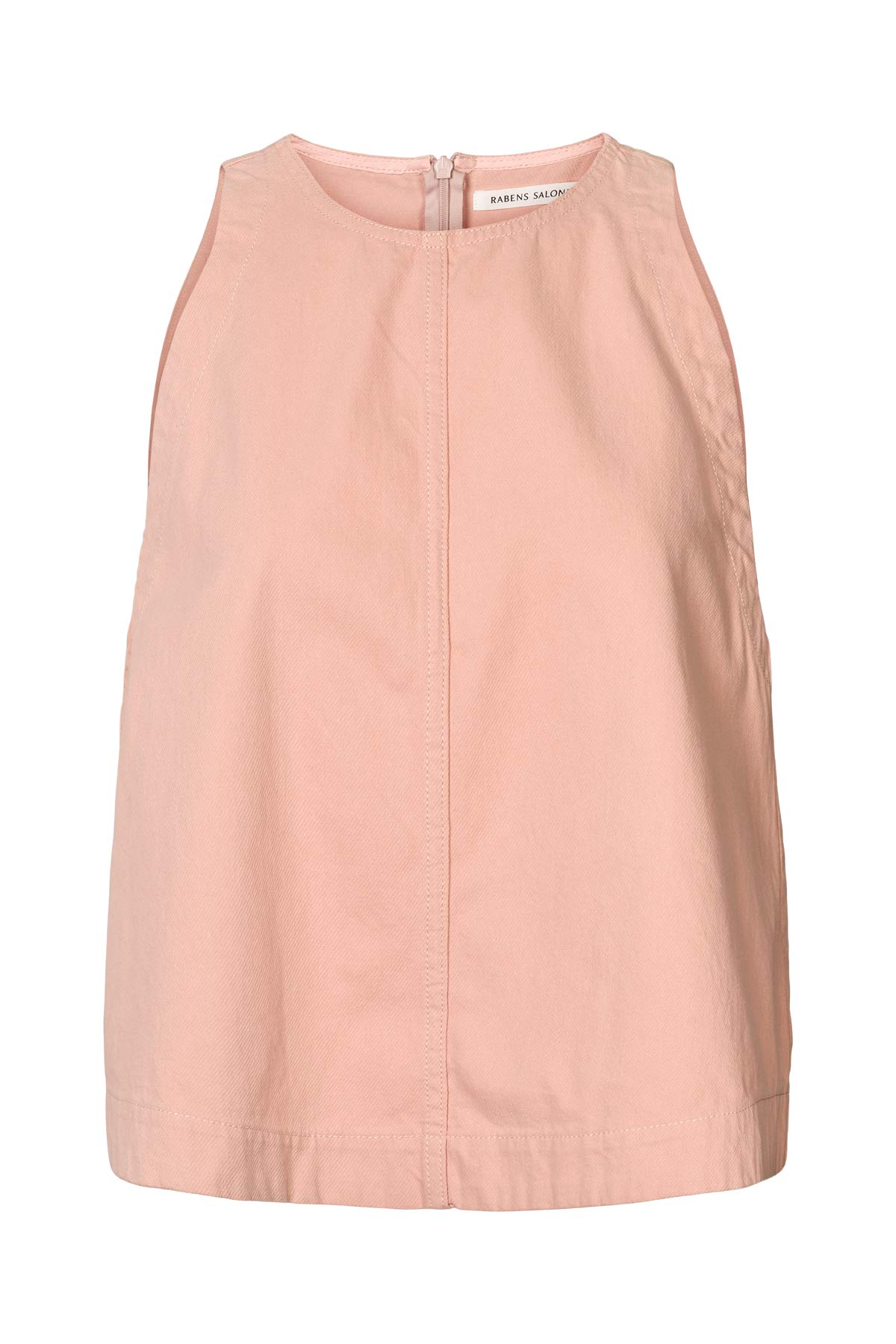 Kaley - Texture canvas halter top I Soft rose