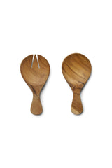 Teak wood salad servers - Salad servers I Wood