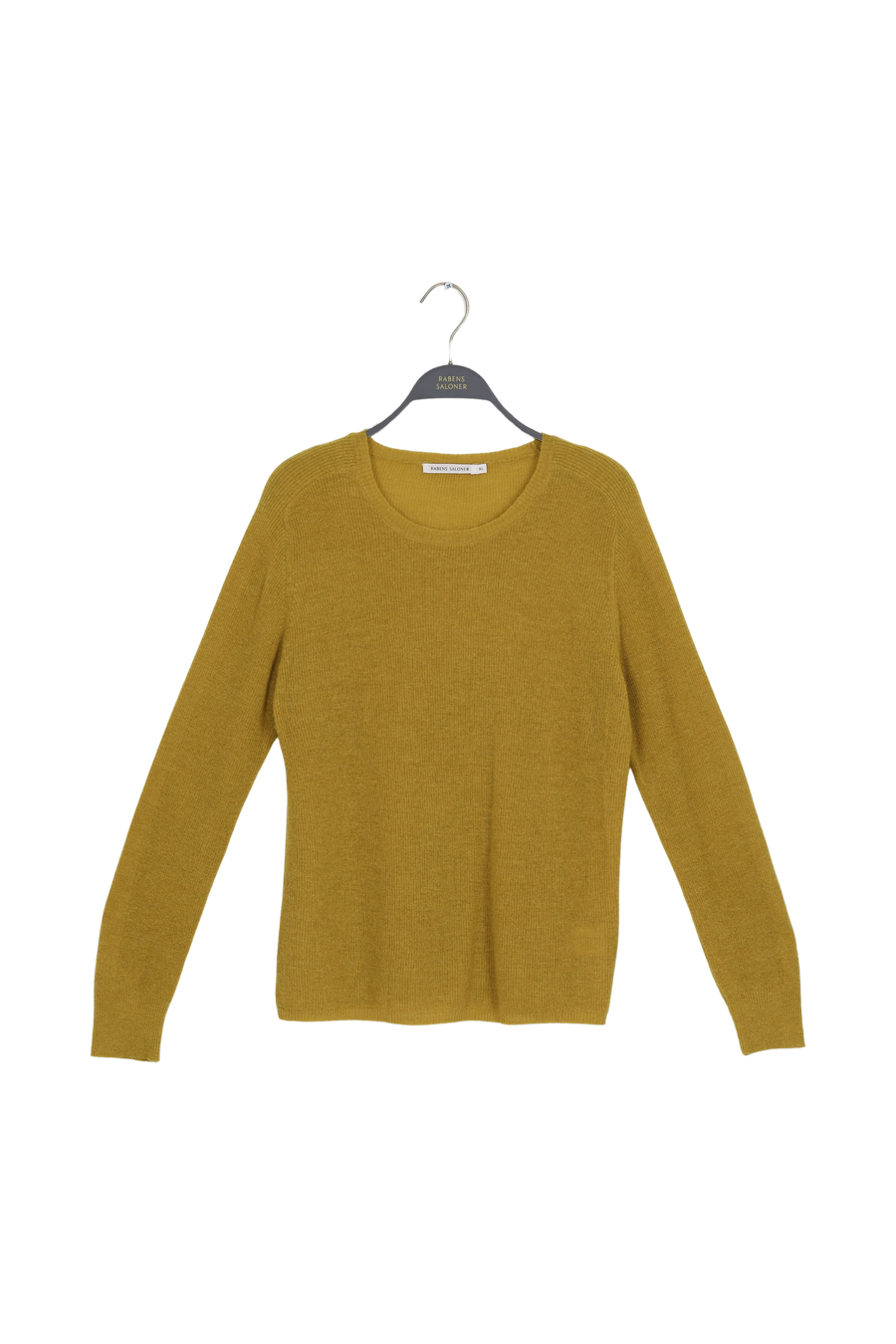 PreLoved Shauna - Waffled knit long sleeve top I Mustard - XL