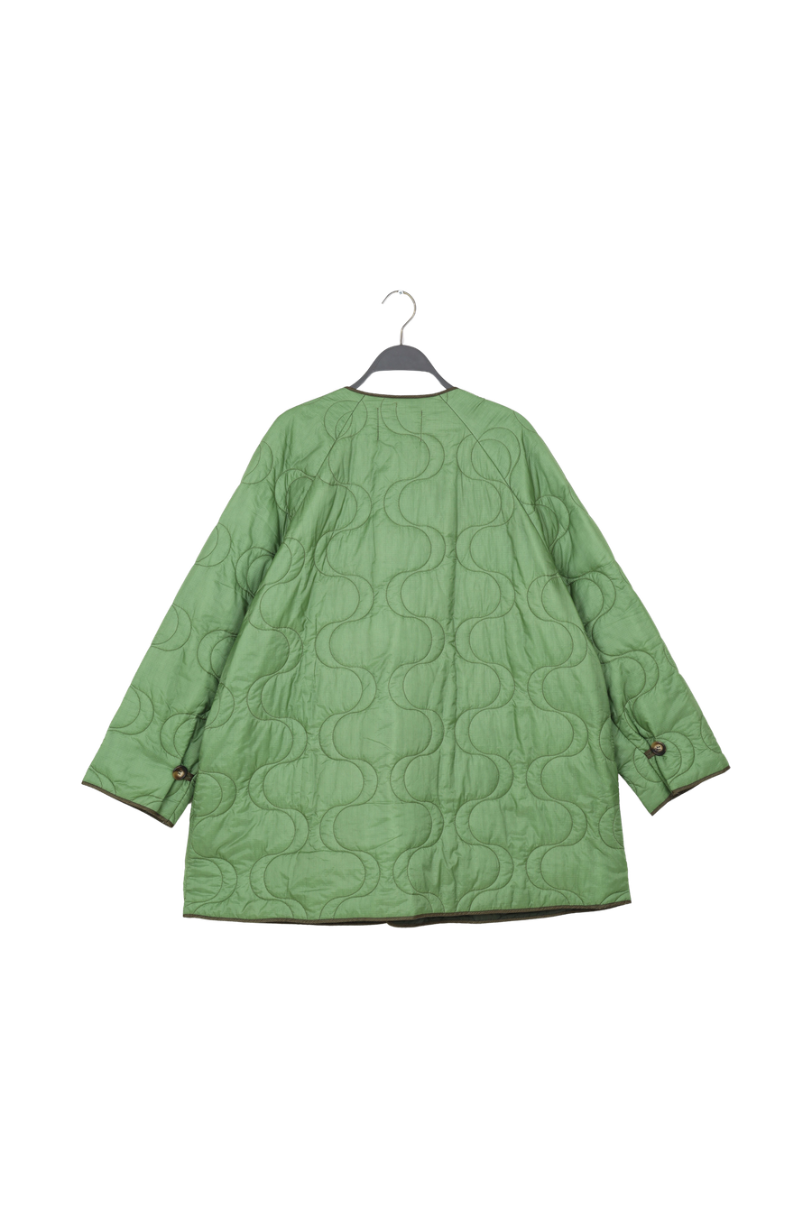 PreLoved Rahlin - Pastel quilt coat I Stone green - XS