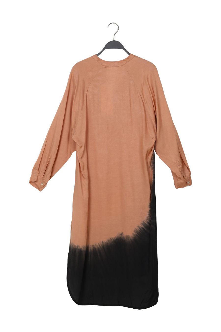 PreLoved Coastal over size shirt dress - Lareen I Black peachy combo - S/M