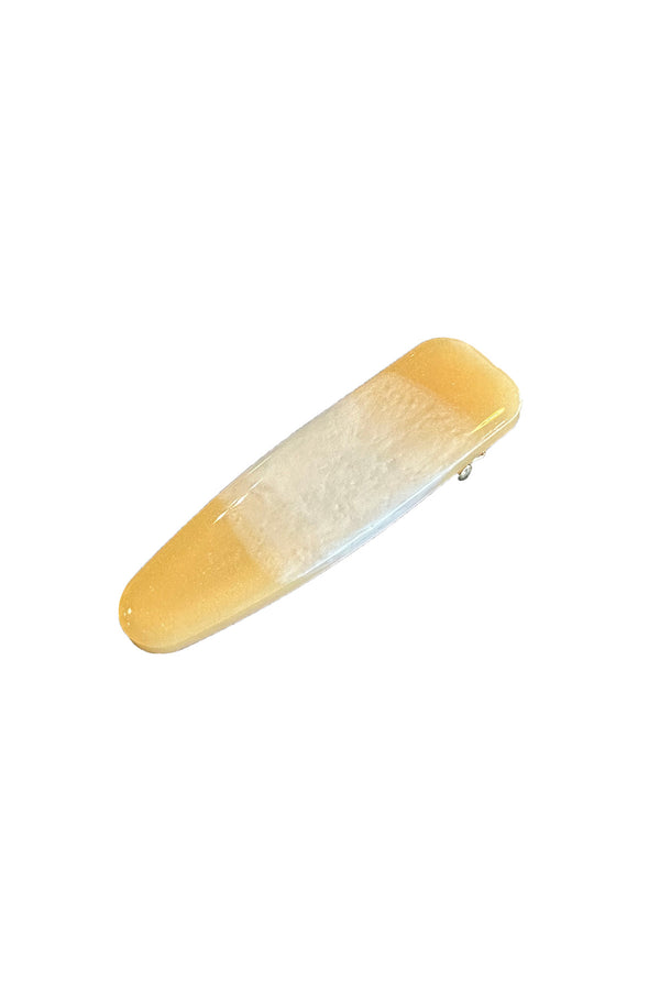 Hair Clip - Zia I Yellow Stripe