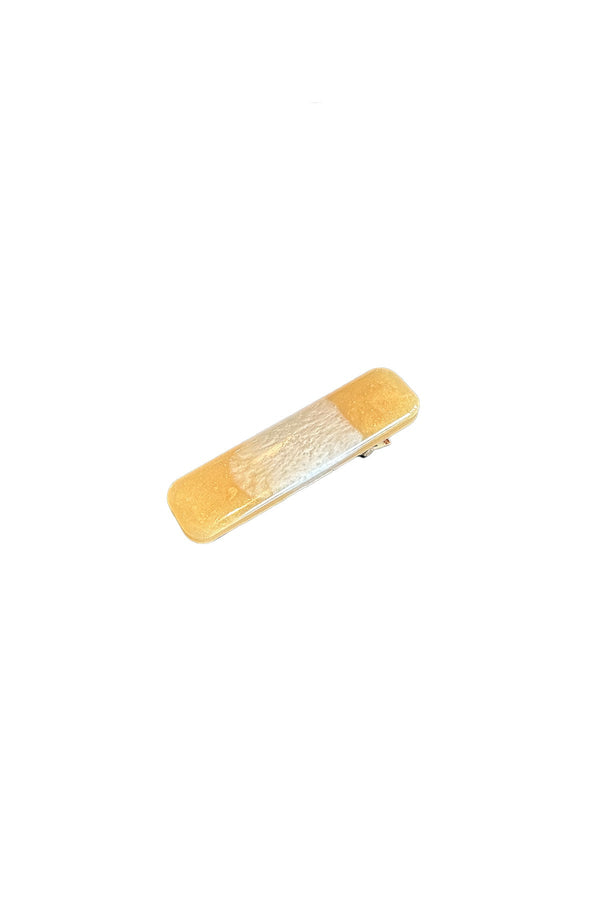 Hair Clip Mini - Zia I Yellow Stripe