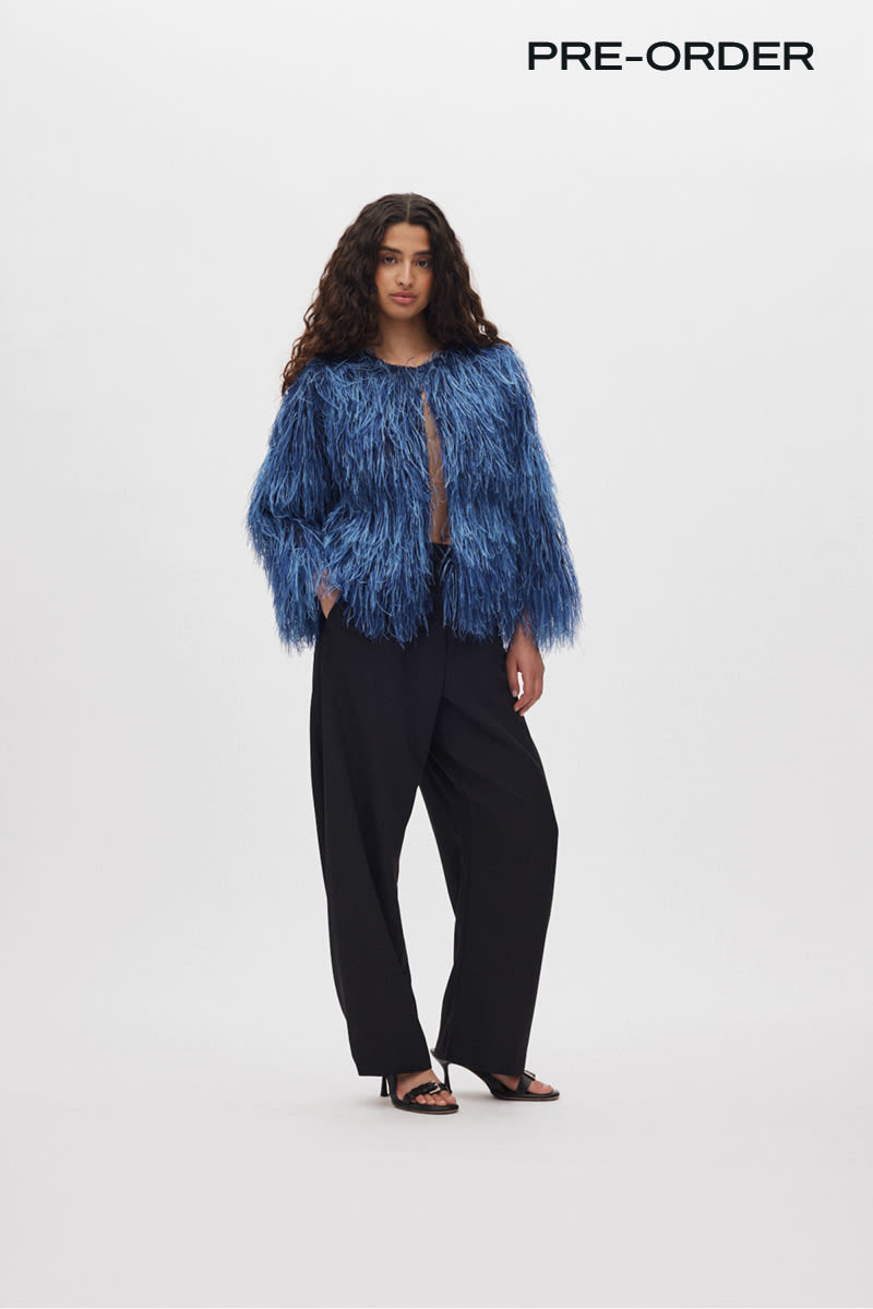 Safi - Plume blouse I PRE-ORDER I Navy