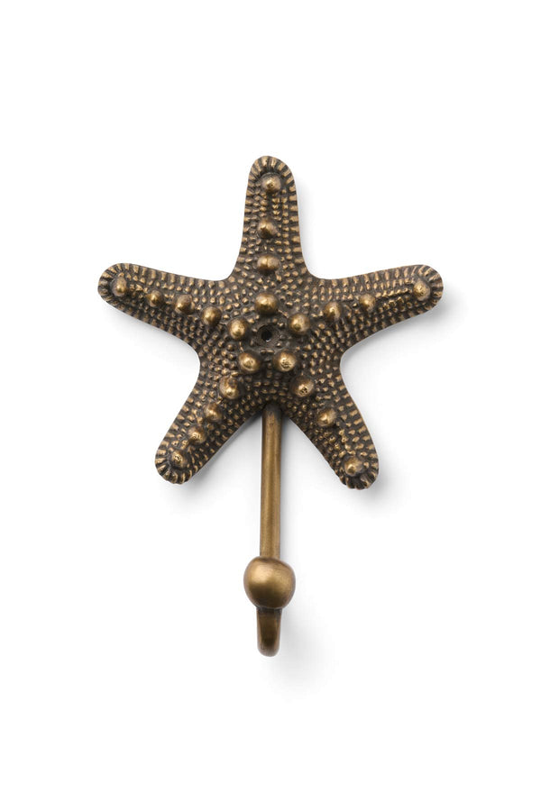 Starfish hook Large - Rabens Apartment I Matte Brass